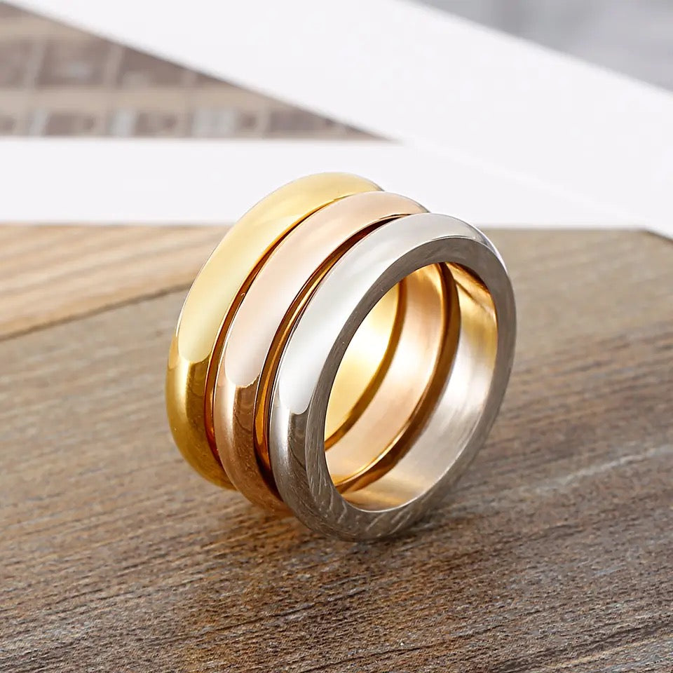 Anillo triple aro separable