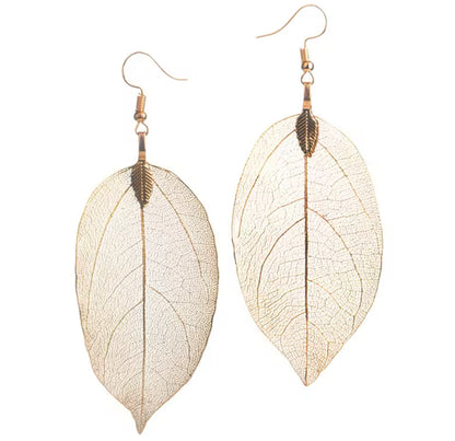 Pendientes Hoja Natural