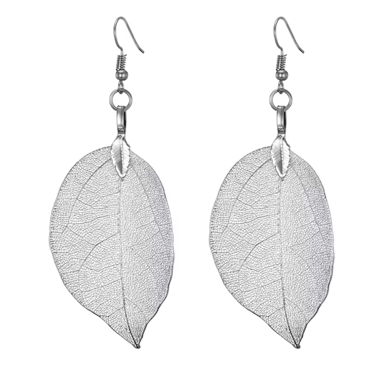 Pendientes Hoja Natural