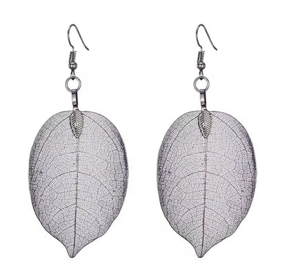Pendientes Hoja Natural