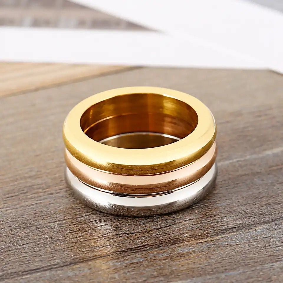 Anillo triple aro separable